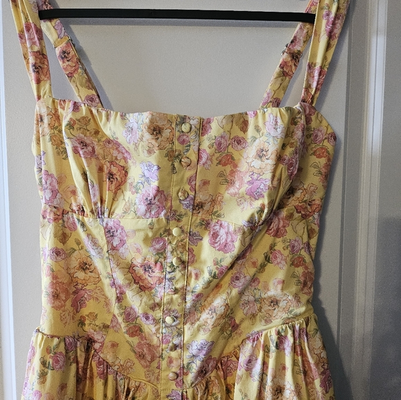 Tatiana butter print midi sundress - Picture 4 of 7